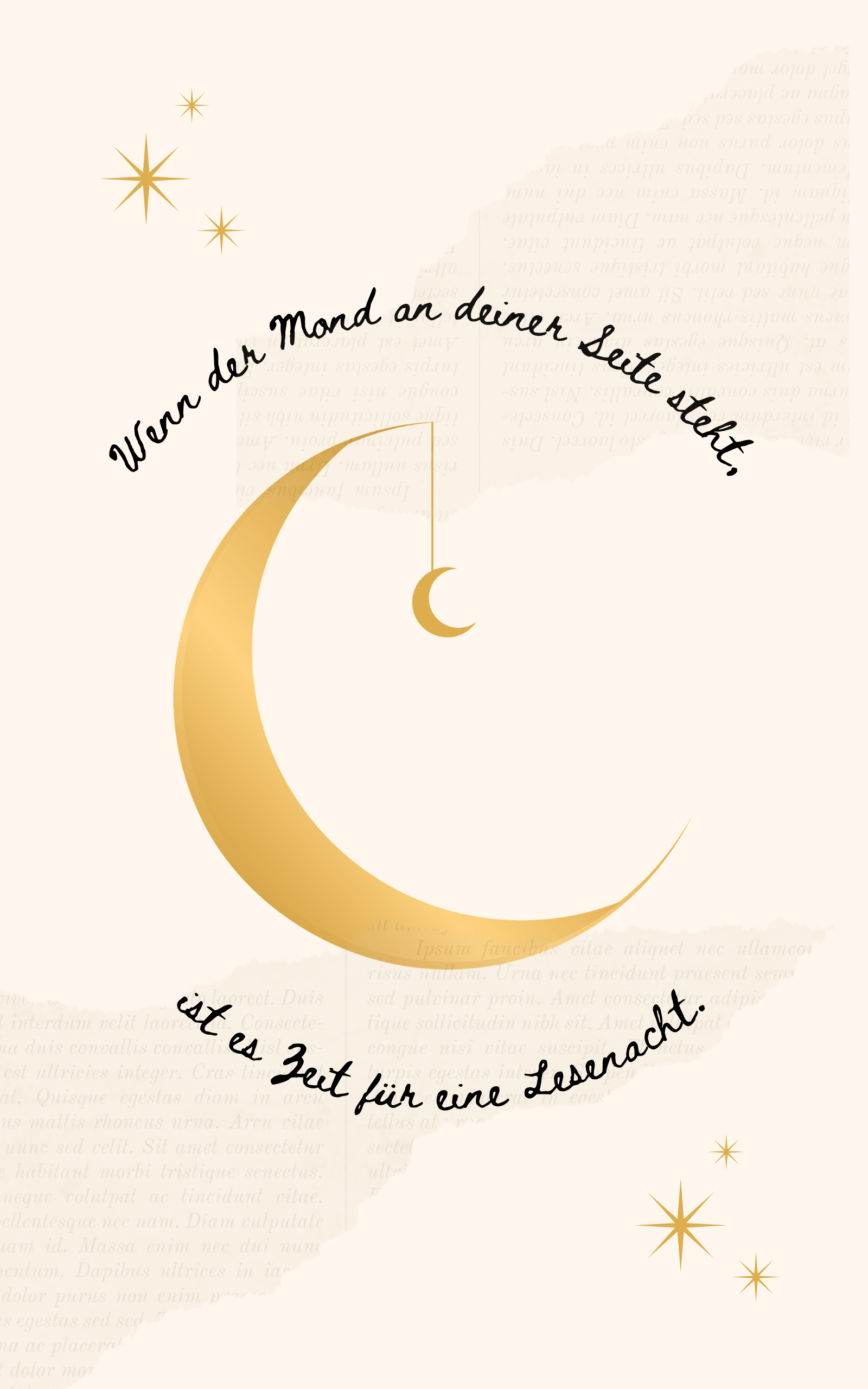 Kindle Wallpaper »Wenn der Mond …«